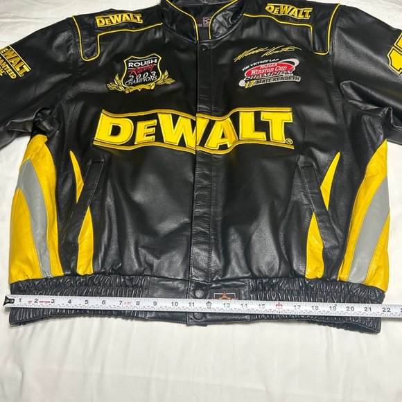 NASCAR Winston Cup Champion 2003 DeWalt Matt Kenseth #17 Leather Jacket - Picture 5 of 15